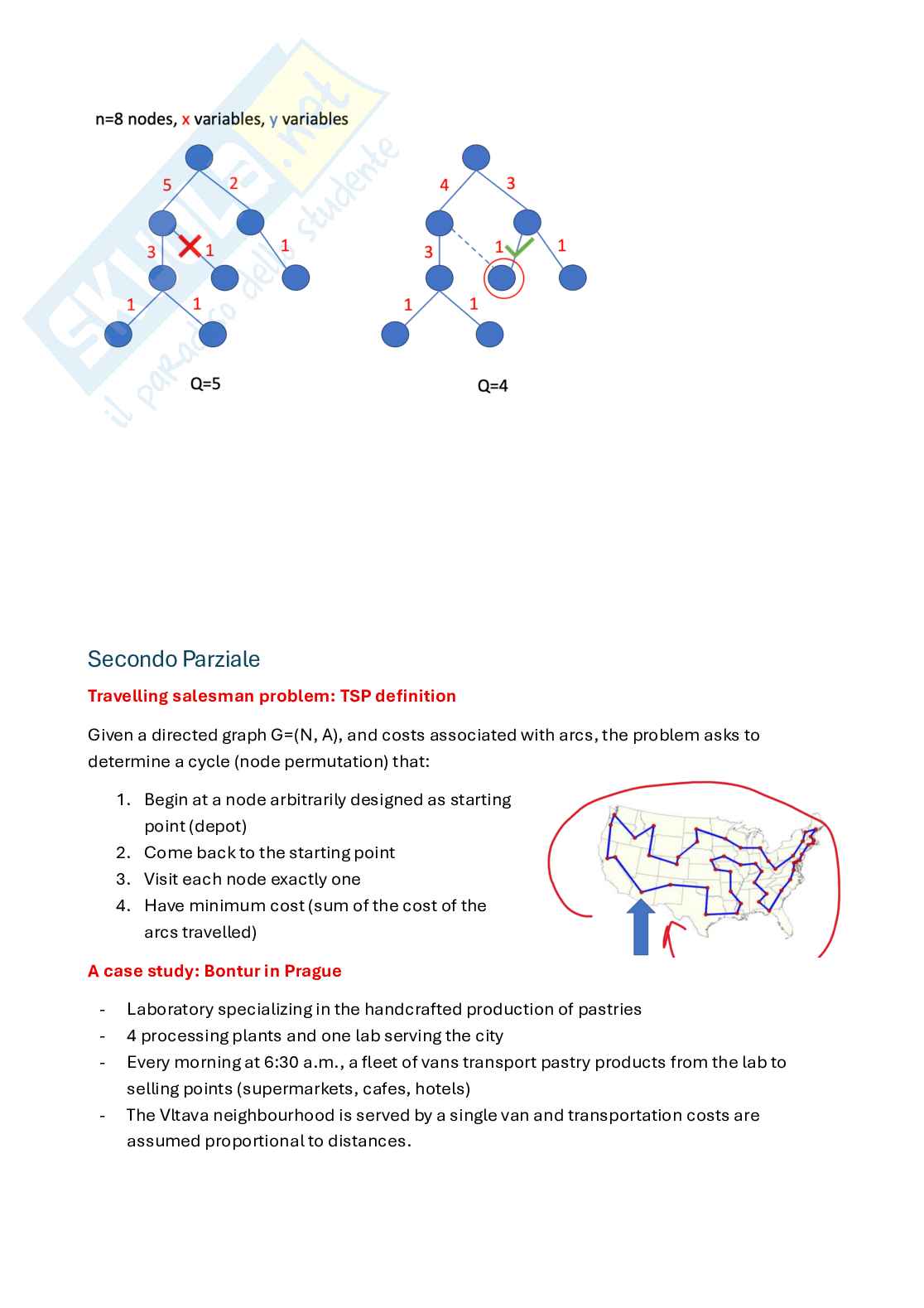 Appunti Optimization and data science for management secondo parziale (in inglese) Pag. 1