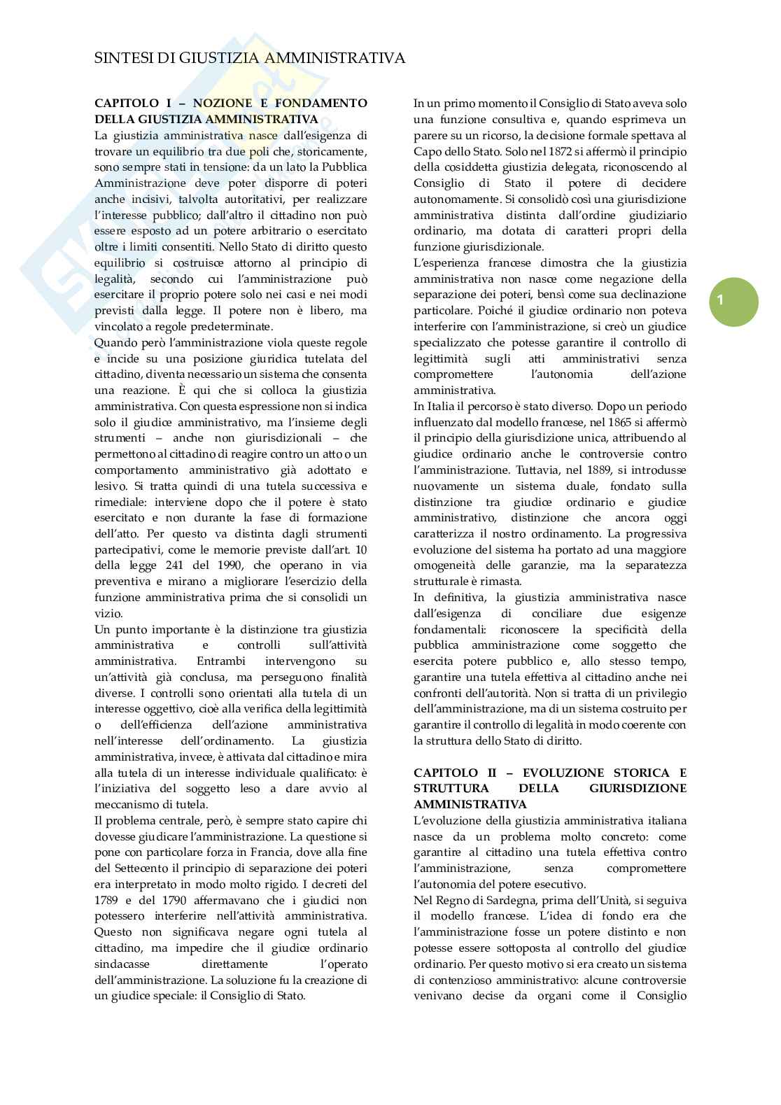 Giustizia amministrativa Pag. 1