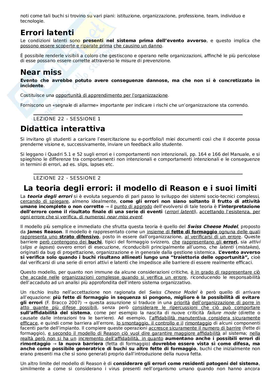Riassunto esame Psicologia del lavoro, Prof. Forcella Laura, libro consigliato Introduzione alla psicologia del lavoro, Guido Sarchielli e Franco Fraccaroli Pag. 66