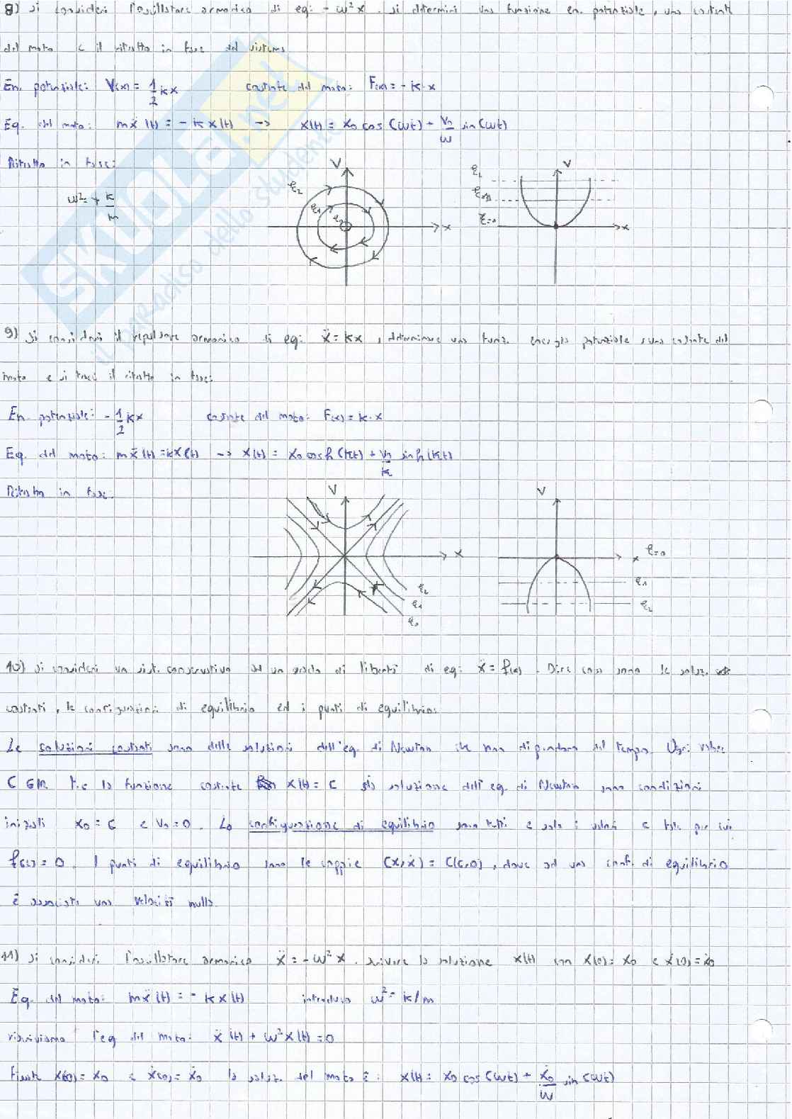 Domande di teoria Meccanica razionale Pag. 2