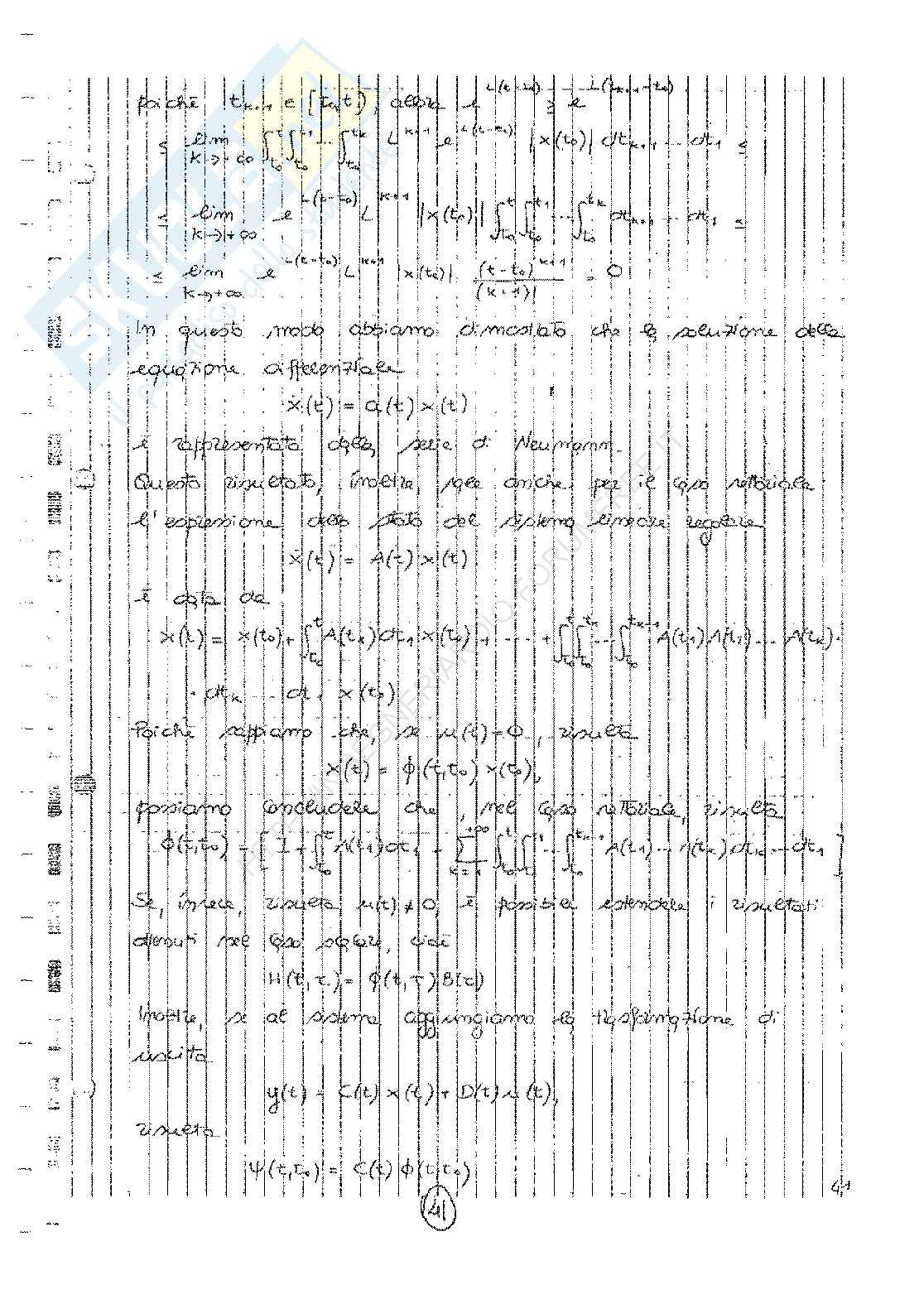 Appunti Teoria dei Sistemi Pag. 41