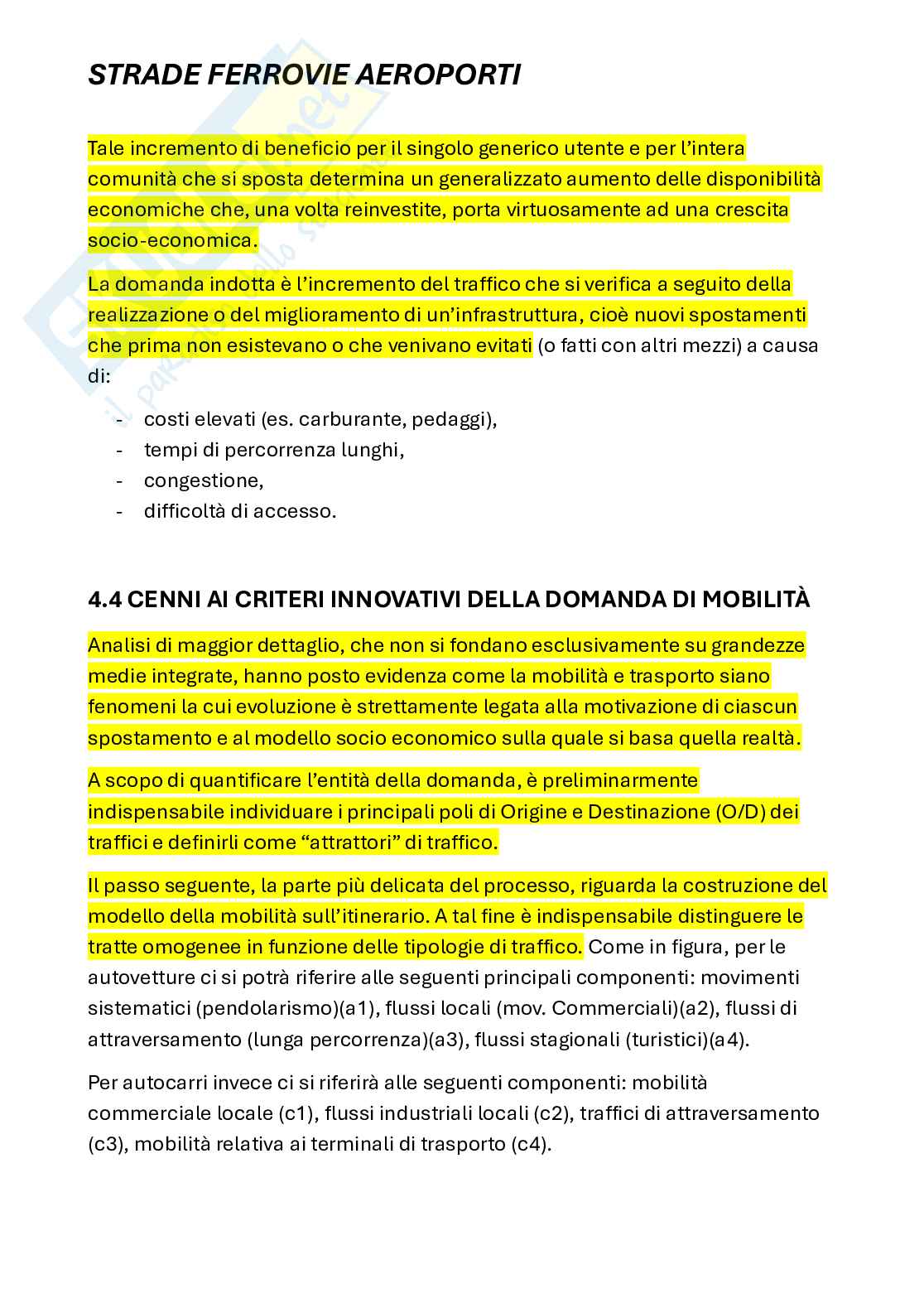 Riassunto esame Strade, Ferrovie, Aeroporti, Prof. Benedetto Andrea, libro consigliato Strade, ferrovie, aeroporti, Benedetto Pag. 16