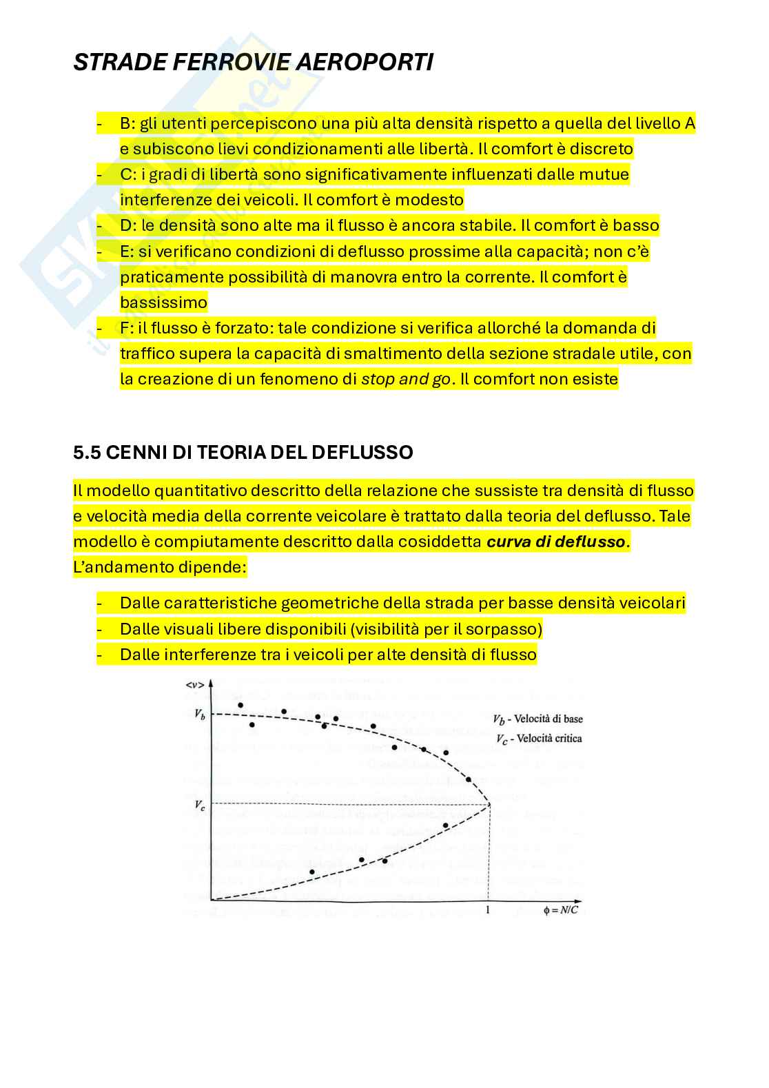 Riassunto esame Strade, Ferrovie, Aeroporti, Prof. Benedetto Andrea, libro consigliato Strade, ferrovie, aeroporti, Benedetto Pag. 21