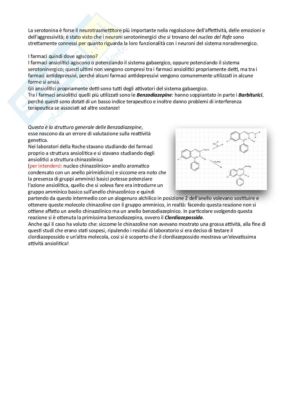 Appunti esame lezioni 7-11 su 33 di Chimica farmaceutica e tossicologica 2 Pag. 11