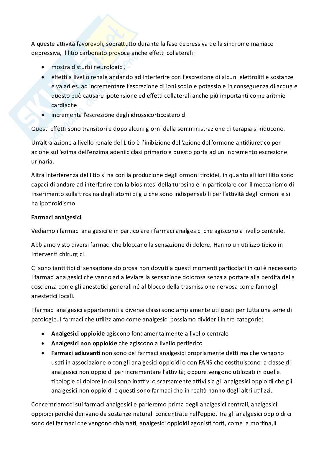 Appunti esame lezioni 7-11 su 33 di Chimica farmaceutica e tossicologica 2 Pag. 81