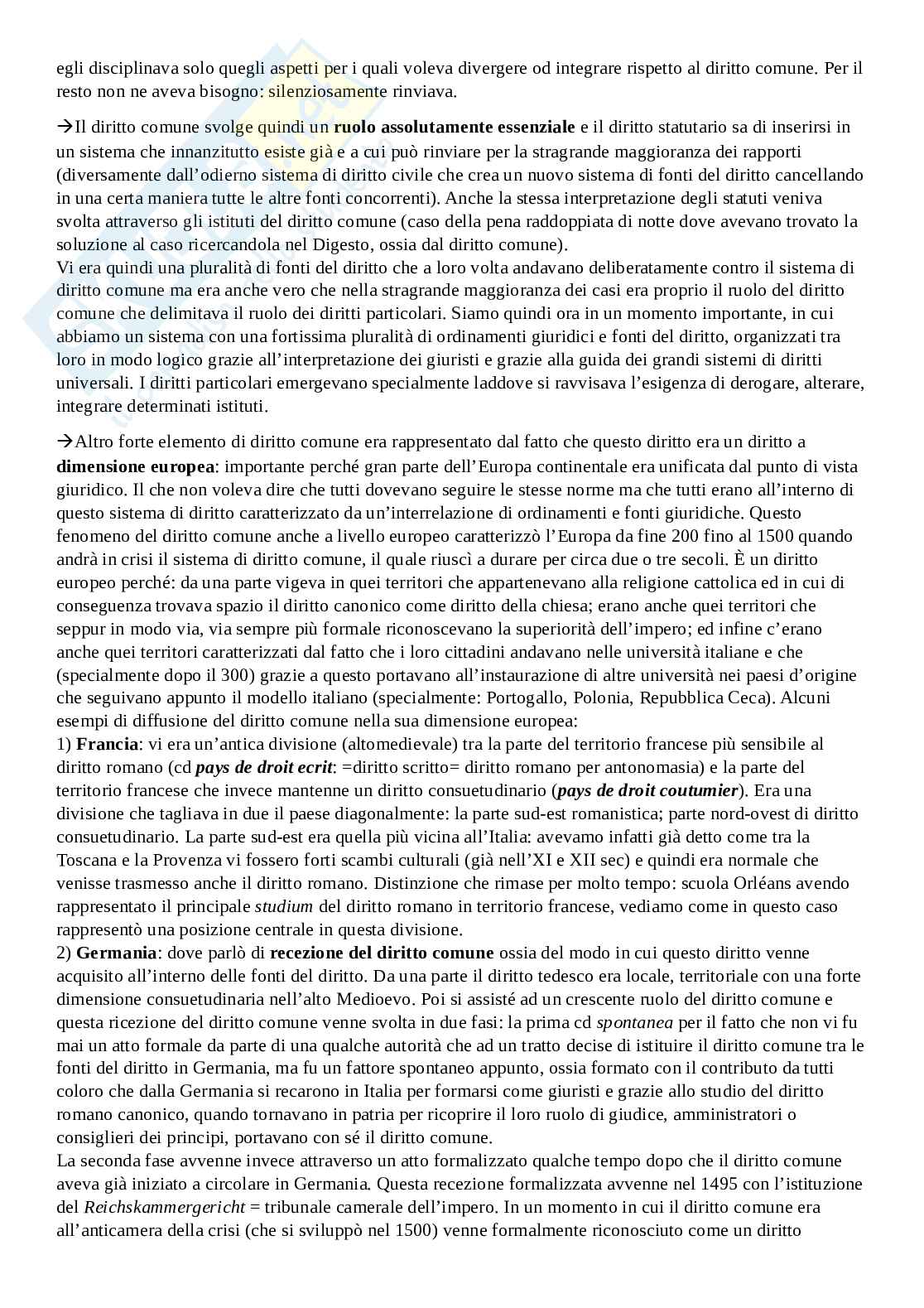 Storia del diritto medievale e moderno - parte generale Pag. 66