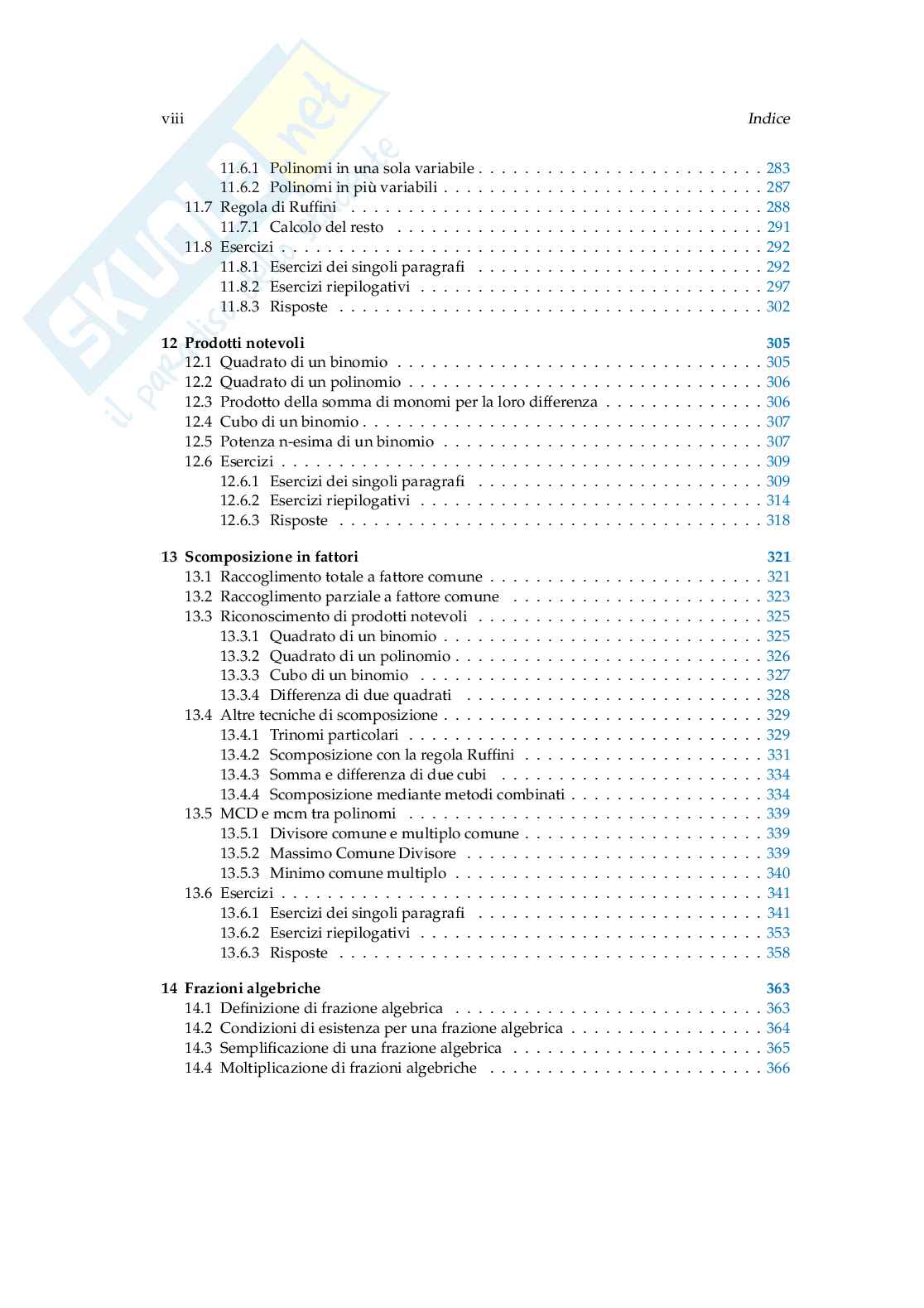 Matematica C3 Algebra 1 - 6a edizione (ebook) Pag. 11