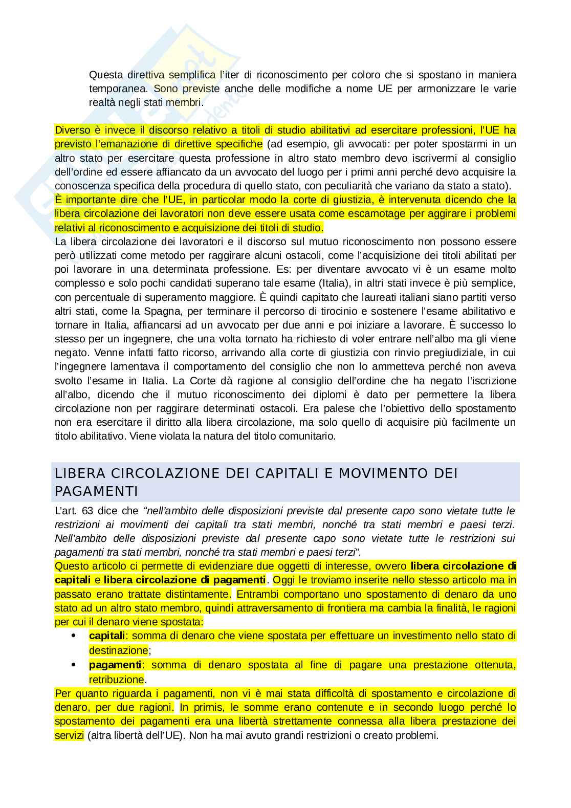 Appunti Diritto dell'Unione Europea Pag. 81
