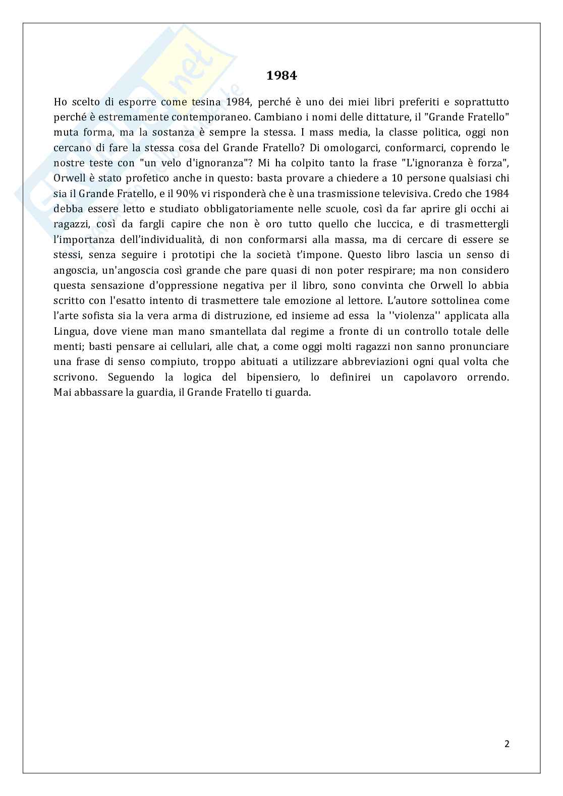 Orwell e i totalitarismi Pag. 2