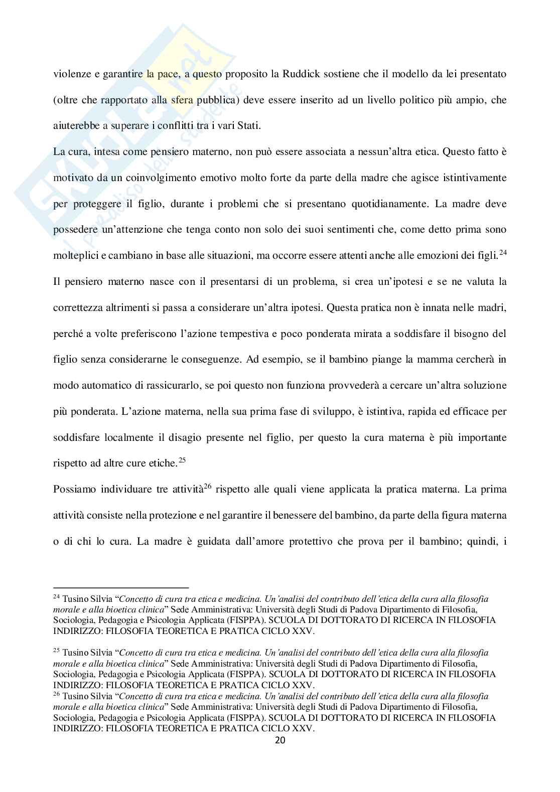 Cura materna come cura educativa Pag. 21