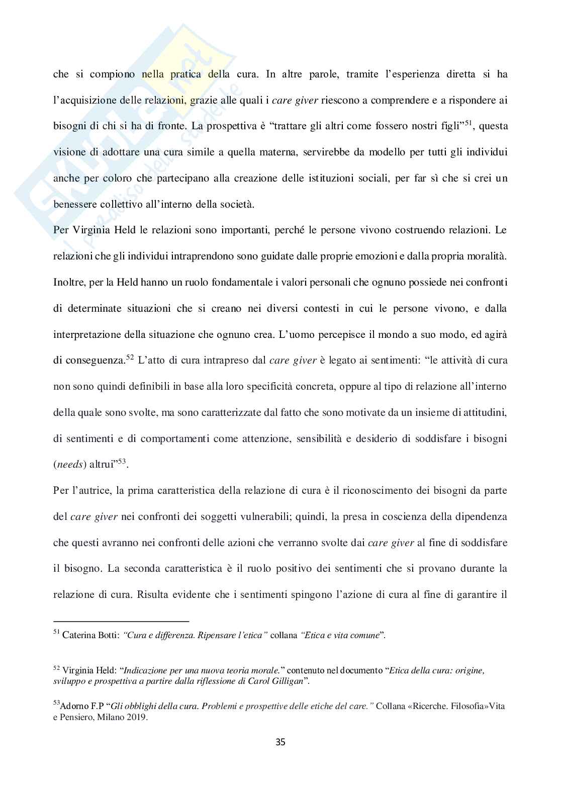 Cura materna come cura educativa Pag. 36