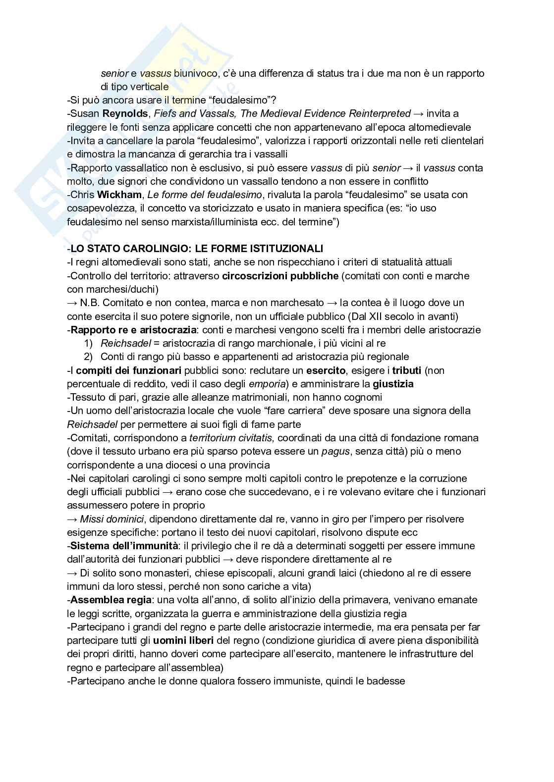 Appunti di lezione Storia medievale Pag. 26