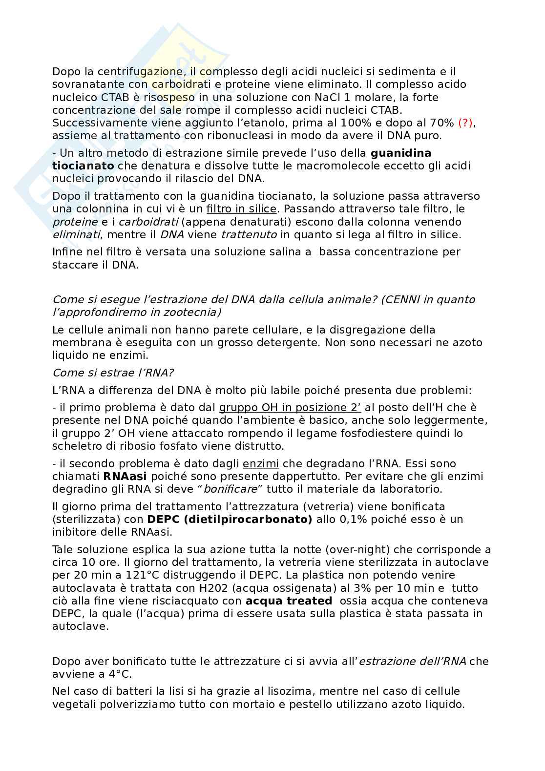 Appunti Metodologie biomolecolari Pag. 26