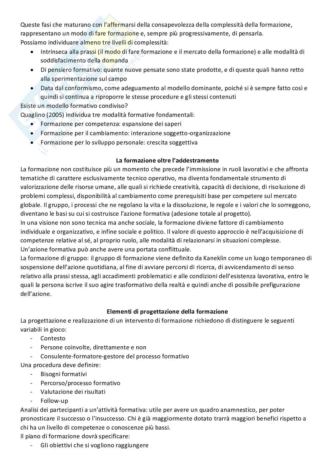 Riassunto esame Psicologia del lavoro, Prof. Garzitto Maria Lisa, libro consigliato Persone, lavoro, organizzazione, Gabassi, Garzitto Pag. 21