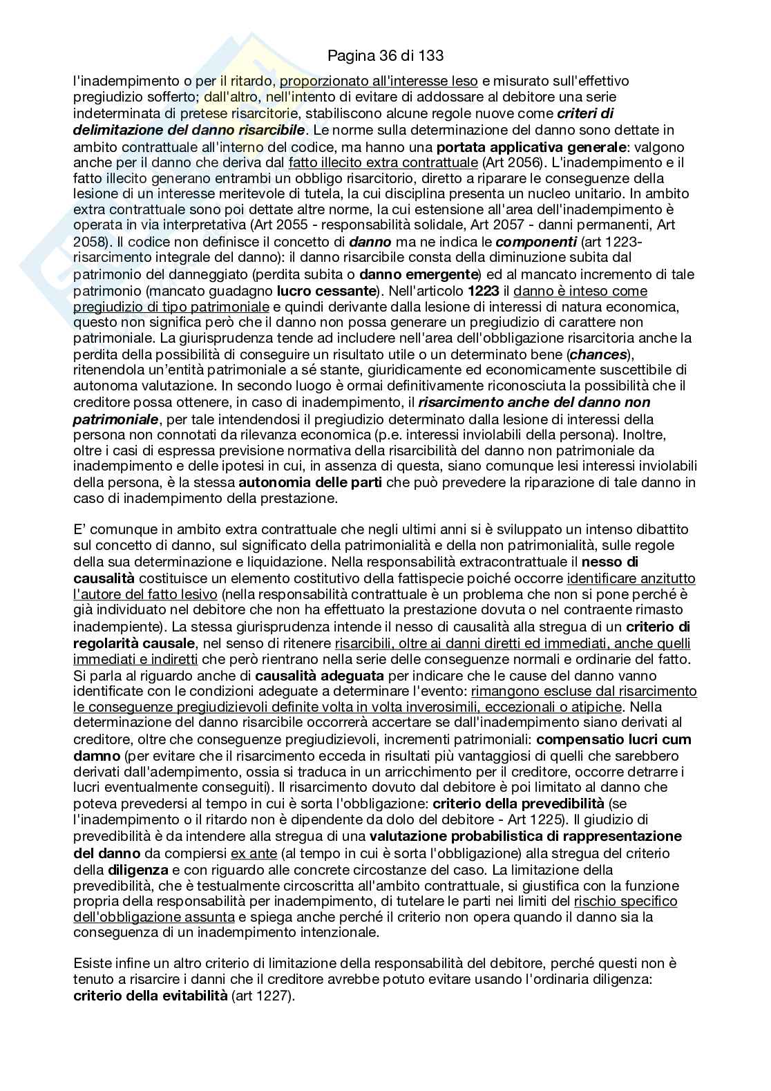 Diritto privato II (obbligazioni / contratti) Pag. 36