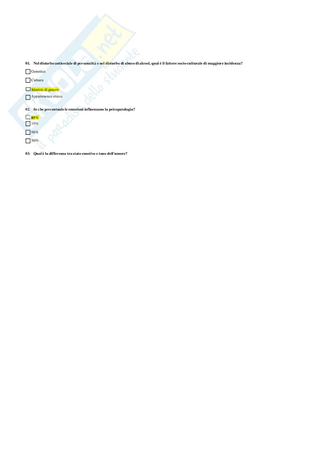 Psicologia Clinica Pag. 16
