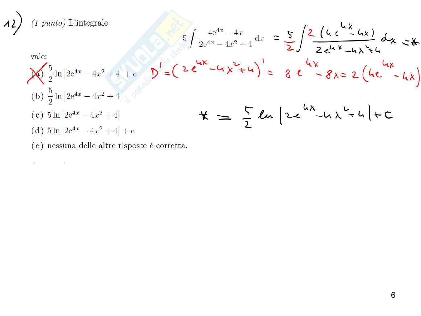 Esercizi Matematica generale Pag. 6