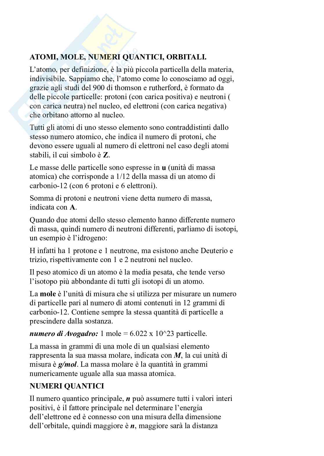 Orale chimica generale Pag. 1