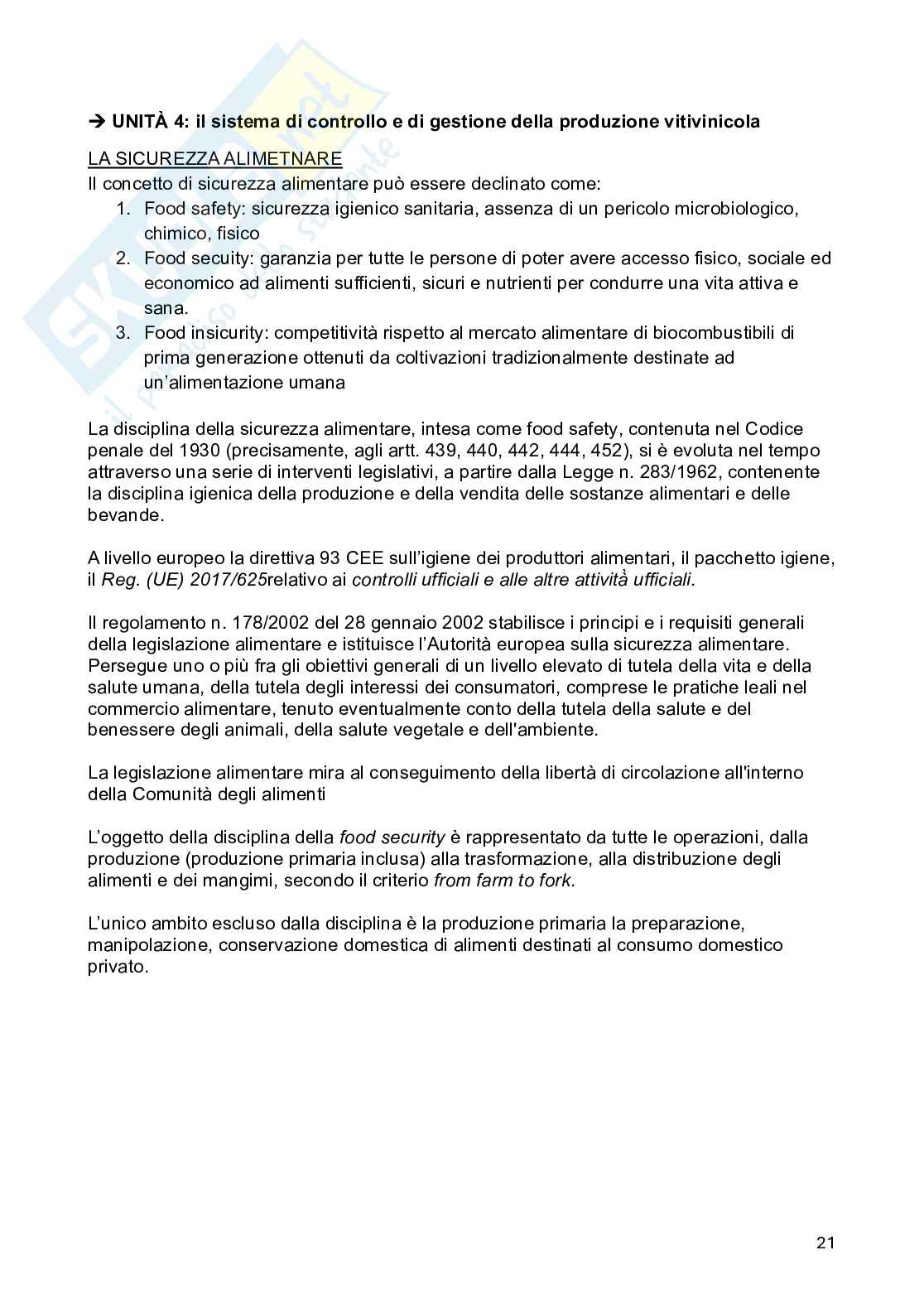 Schemi dell'esame di Diritto vitivinicolo  Pag. 21