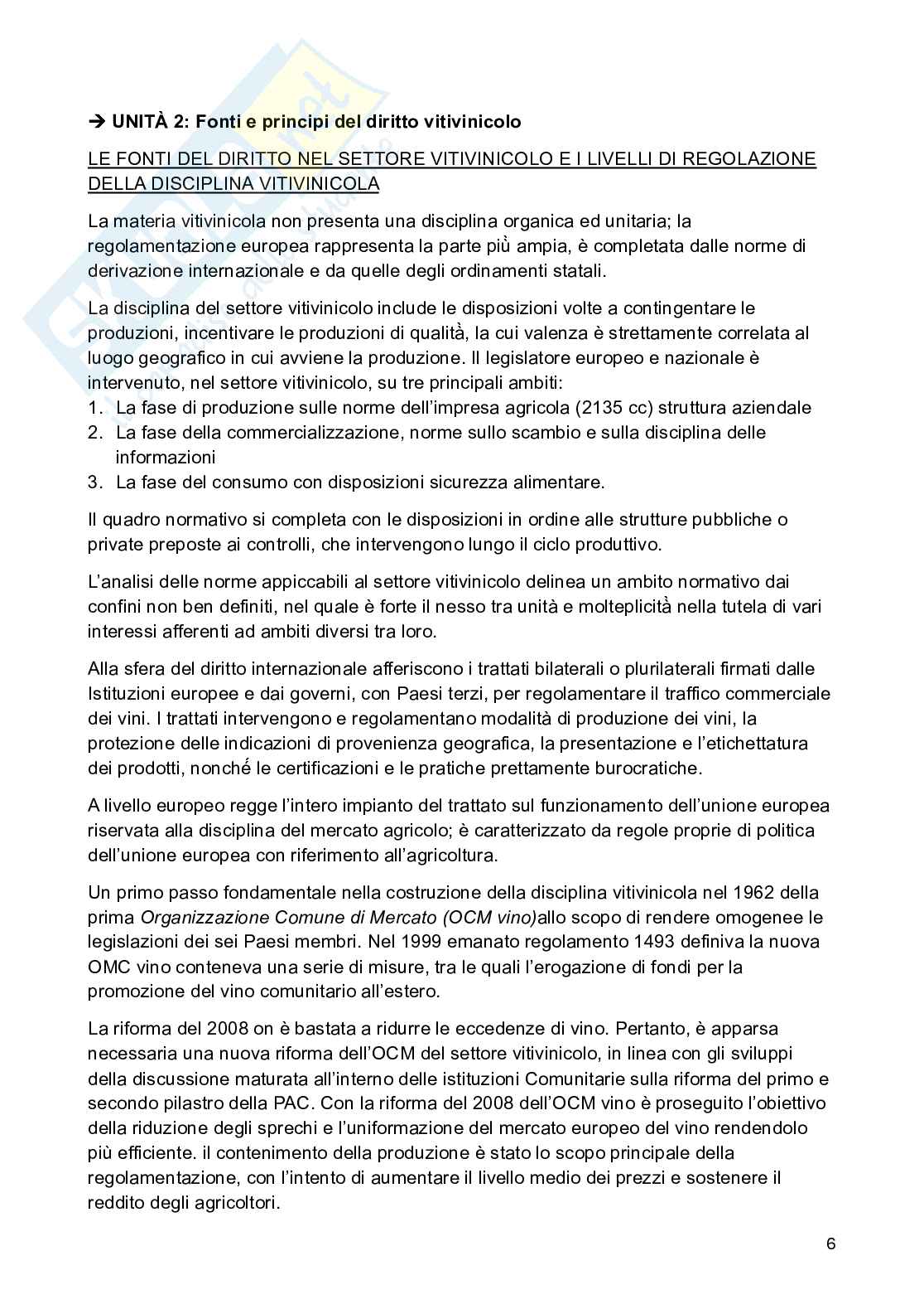 Schemi dell'esame di Diritto vitivinicolo  Pag. 6