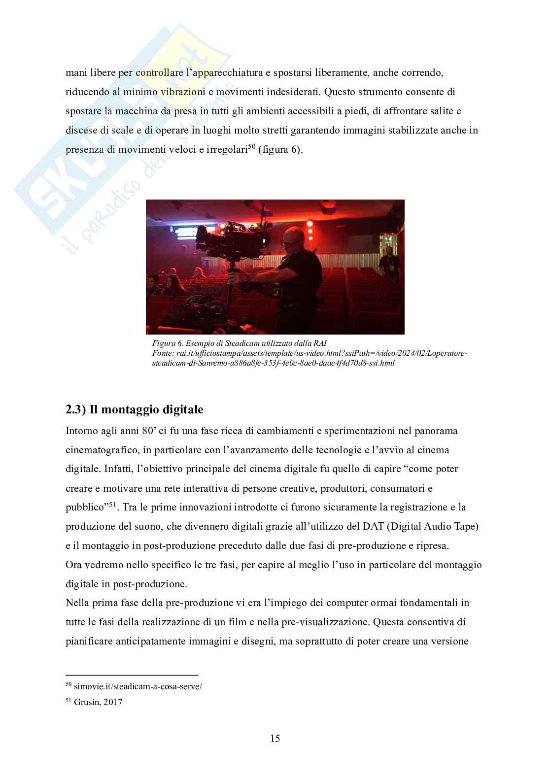 Evoluzioni tecnologiche del cinema: dagli anni ’20 ad oggi con i casi studio Star Wars e Avatar Pag. 21