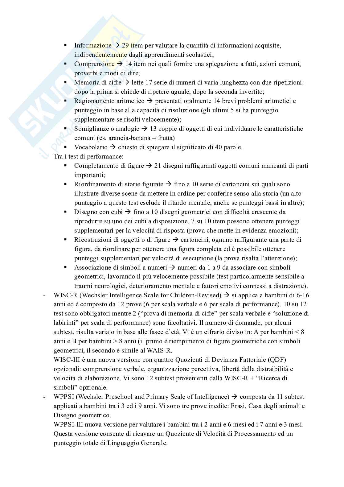 Appunti completi di Teorie e tecniche dei test Pag. 11