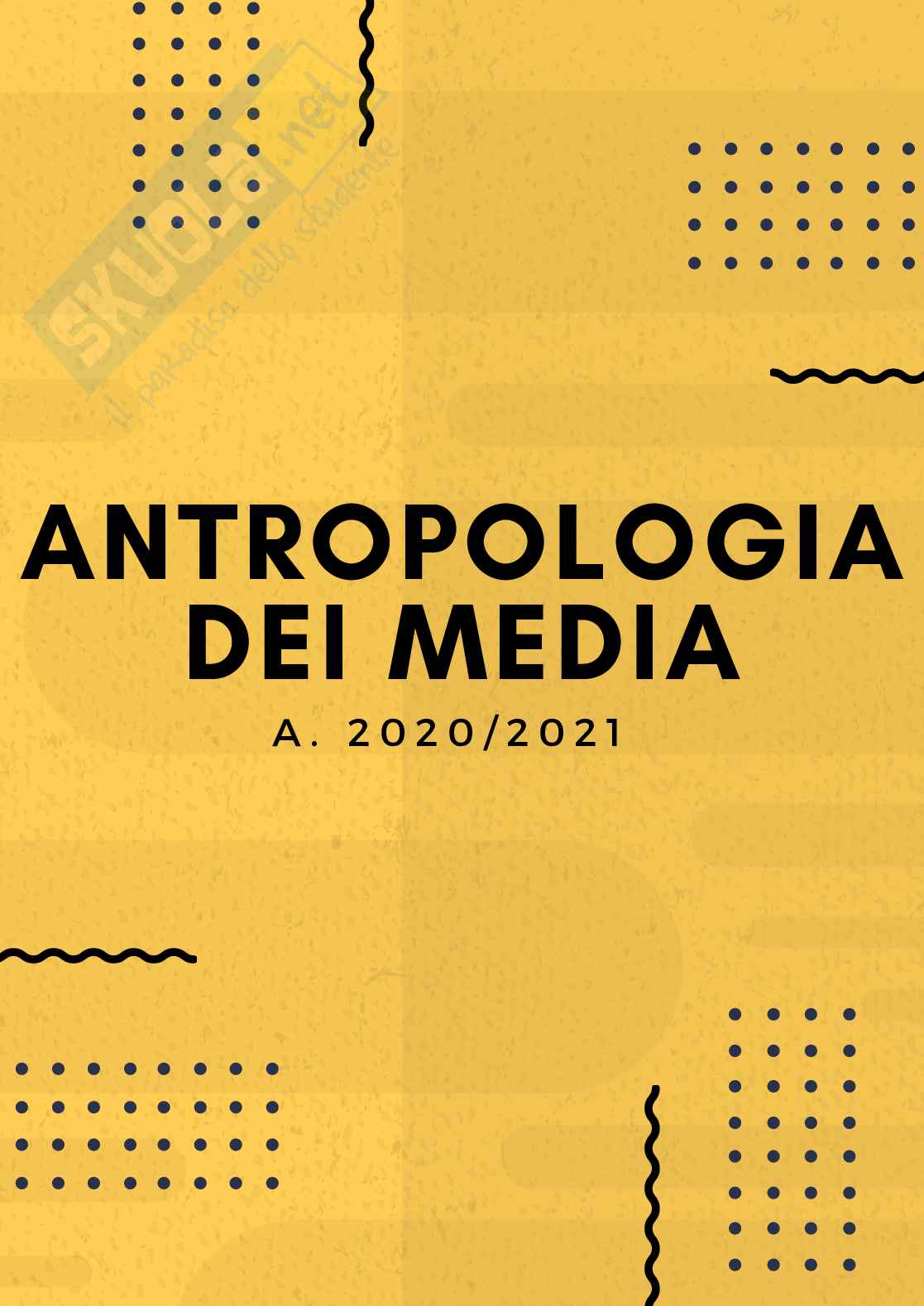 Antropologia dei media - appunti delle lezioni Pag. 1