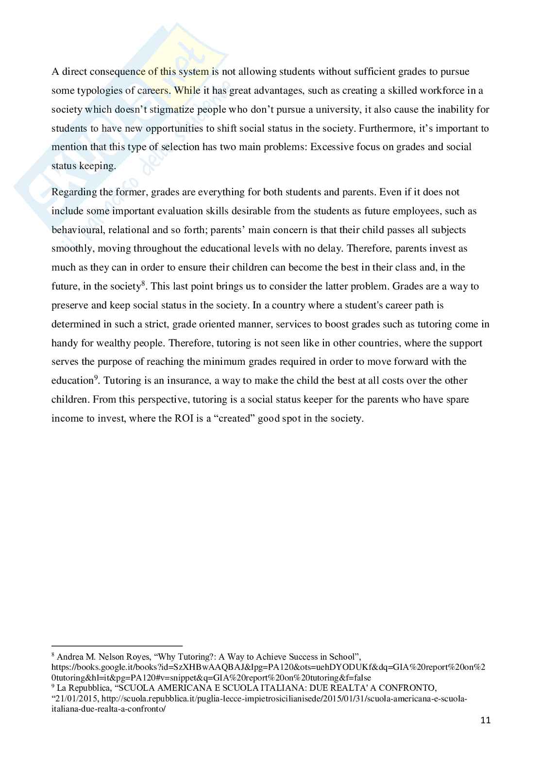Tesi da Lode: Fondazione della startup "Teach Me" Pag. 11