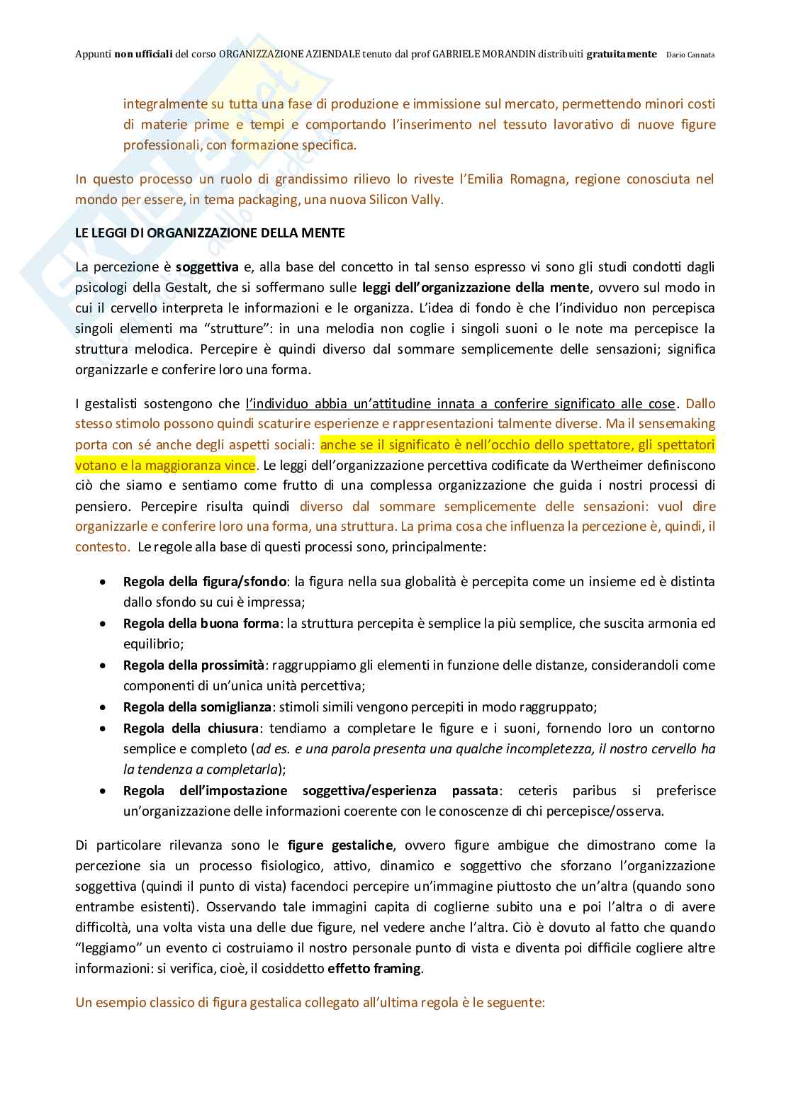 Appunti parte quarta di Organizzazione aziendale Pag. 1