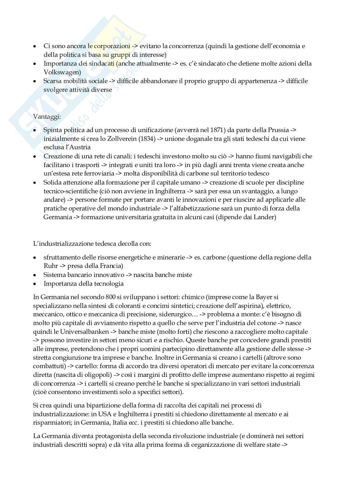 Storia dei sistemi economici Pag. 16