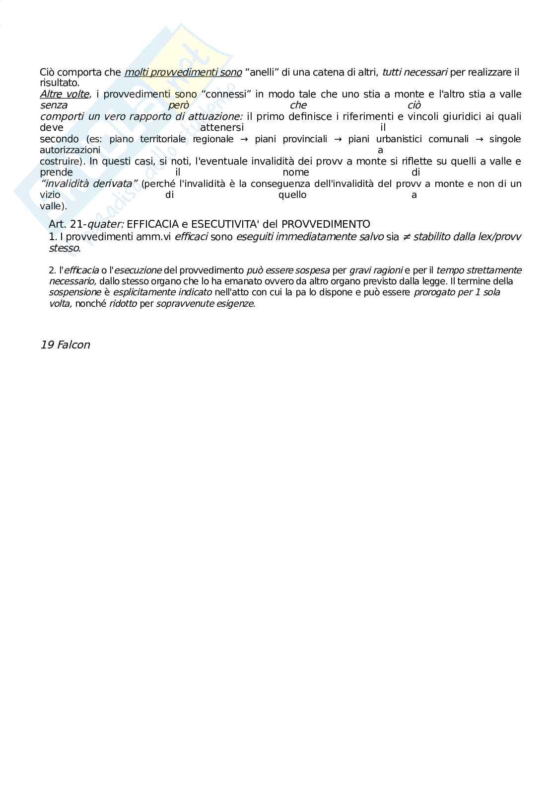 Riassunto esame Diritto amministrativo, prof Marchetti, libro consigliato Lezioni di diritto amministrativo, Falcon Pag. 36