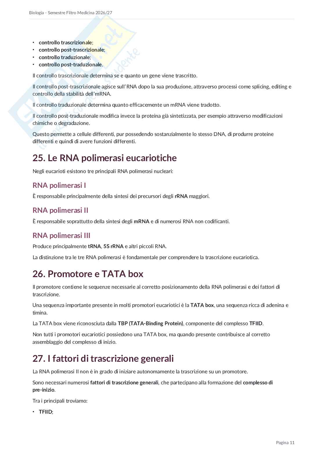 Appunti Semestre filtro Biologia 2026/27 Pag. 46