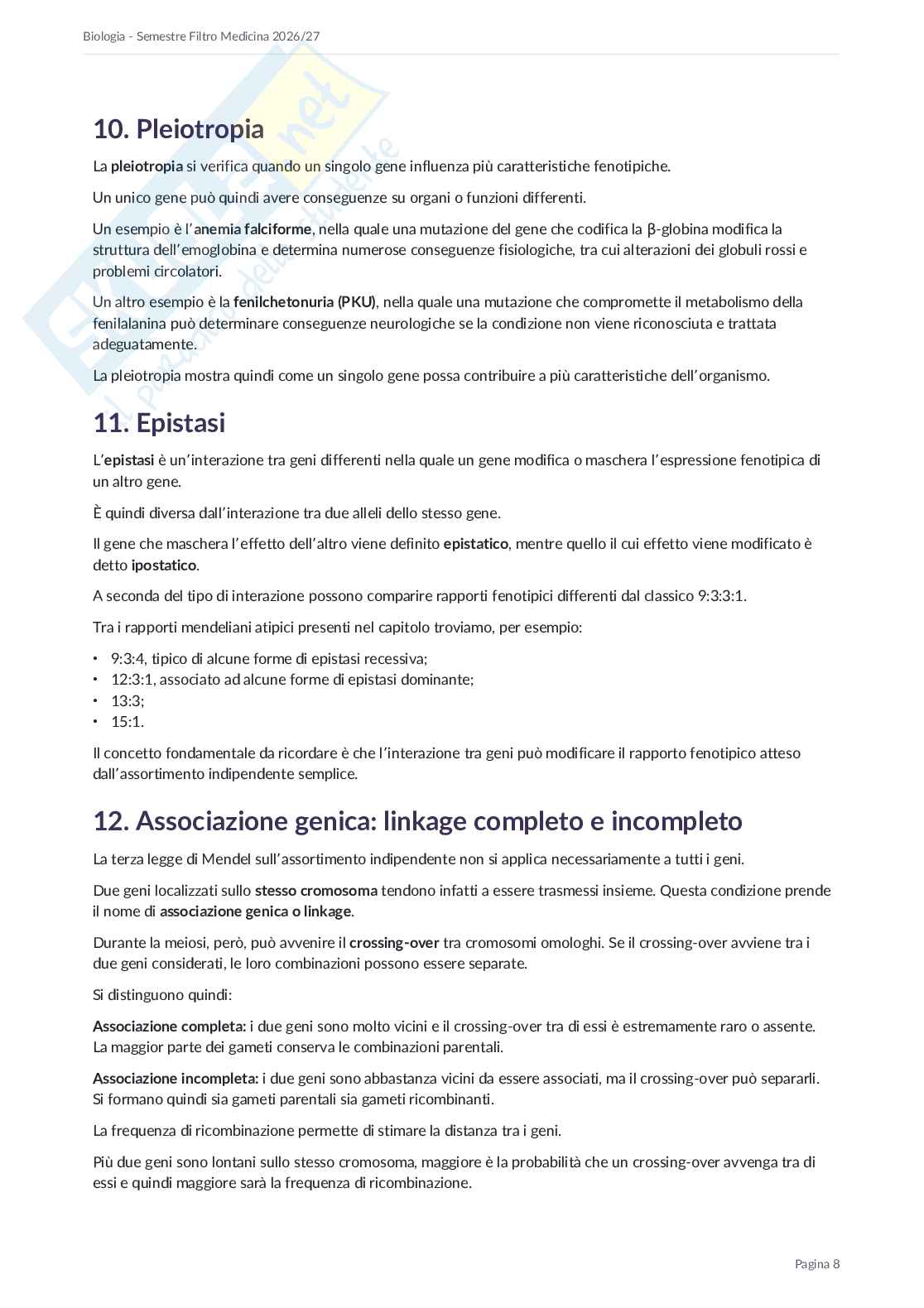 Appunti Semestre filtro Biologia 2026/27 Pag. 71