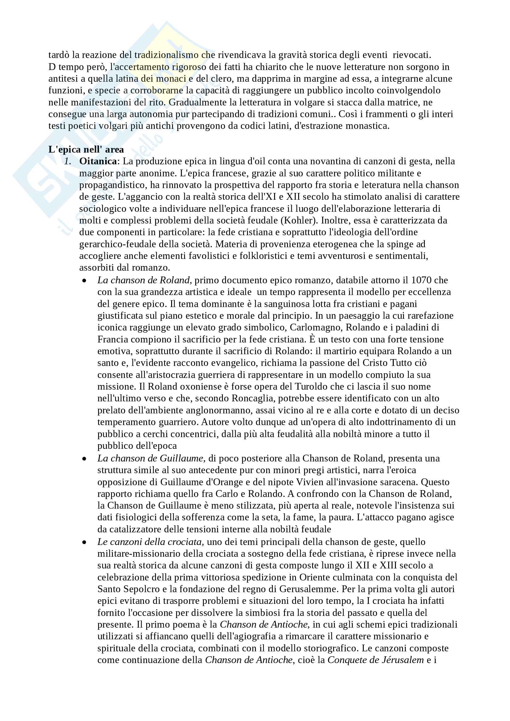 Riassunto esame Filologia Romanza, Cigni, libro consigliato Manuale di linguistica e filologia romanza, Renzi, Andreose Pag. 11