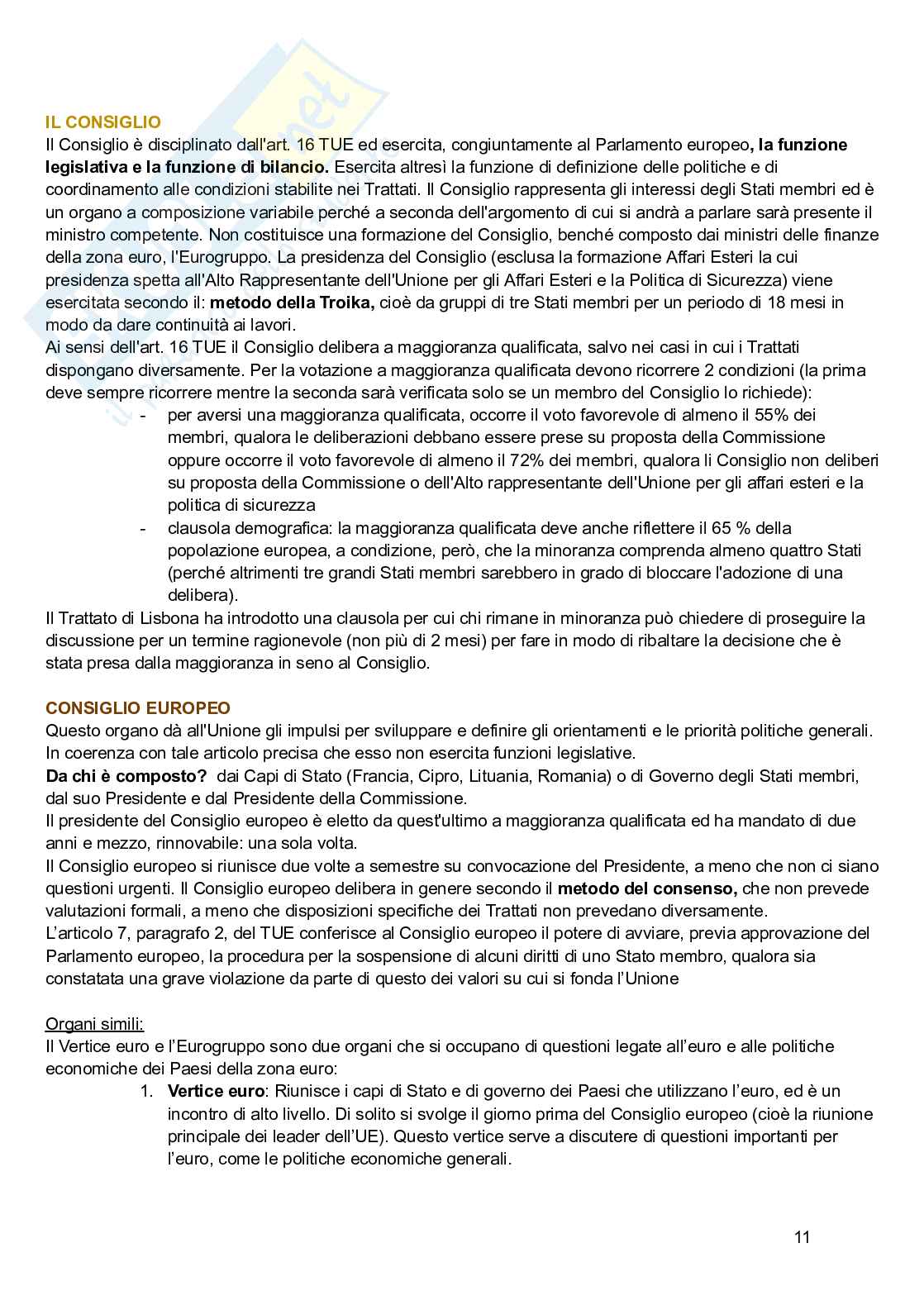 Diritto dell'UE Pag. 11
