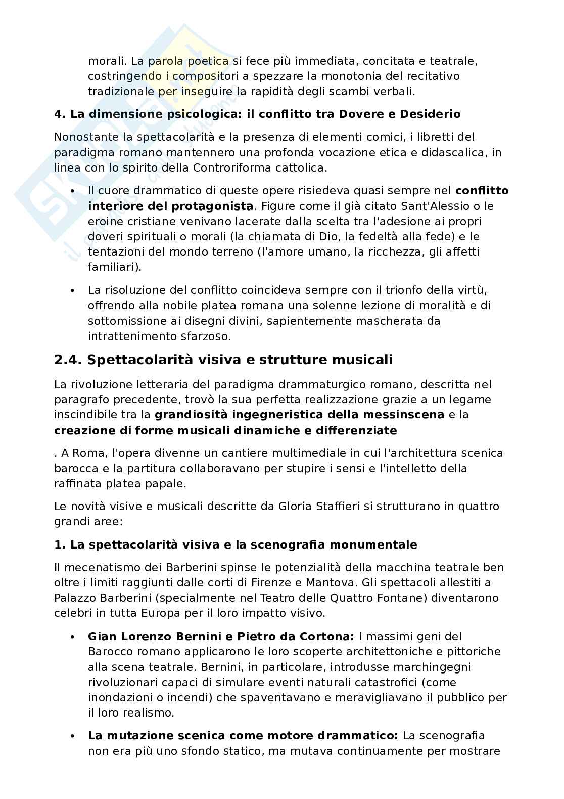 Riassunto esame Drammaturgia musicale, Prof. Fiore Angela, libro consigliato L'opera italiana. Dalle origini alle riforme del secolo dei Lumi , Staffieri Pag. 16
