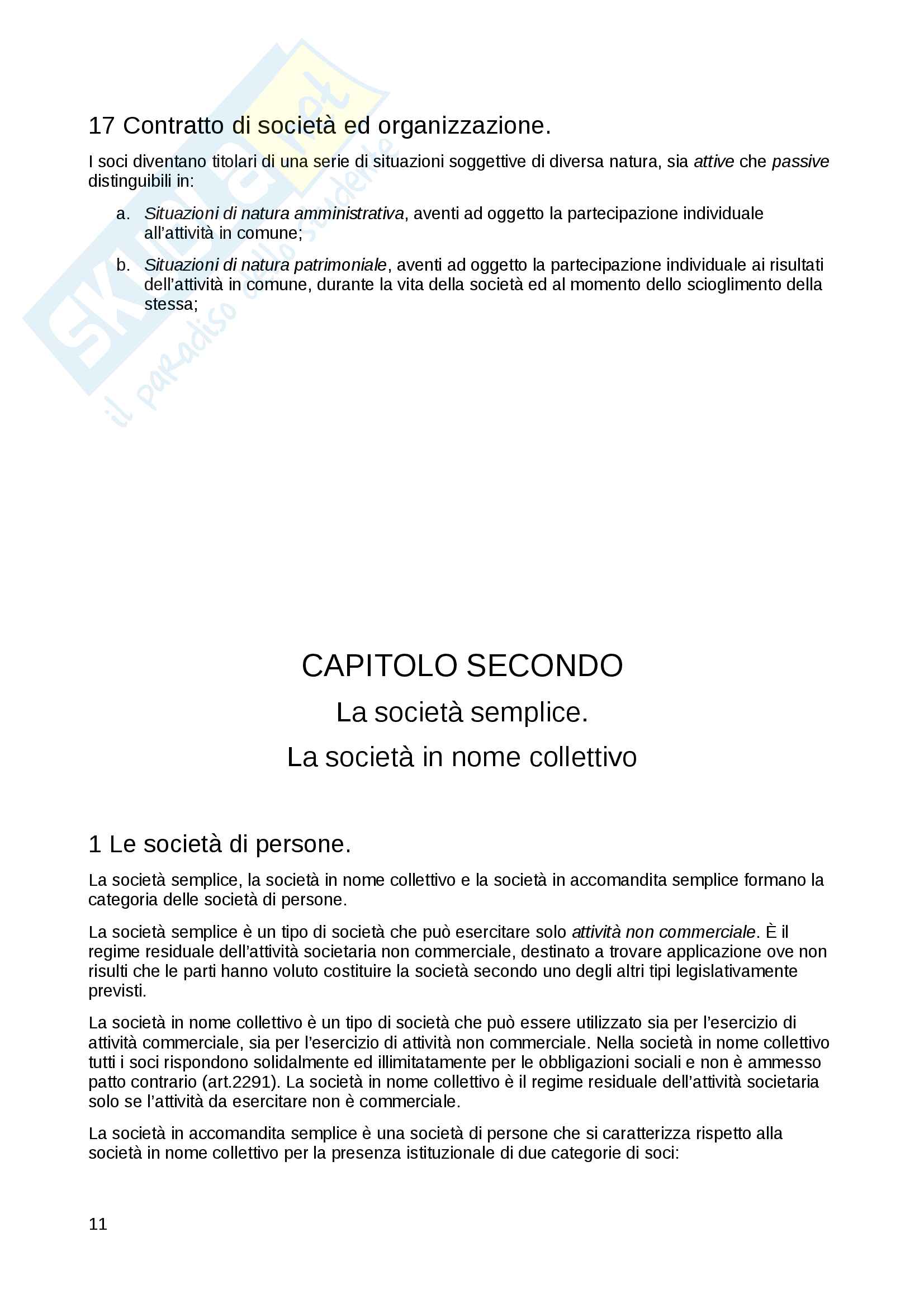 Appunti di Diritto commerciale, libro consigliato Campobasso Pag. 11