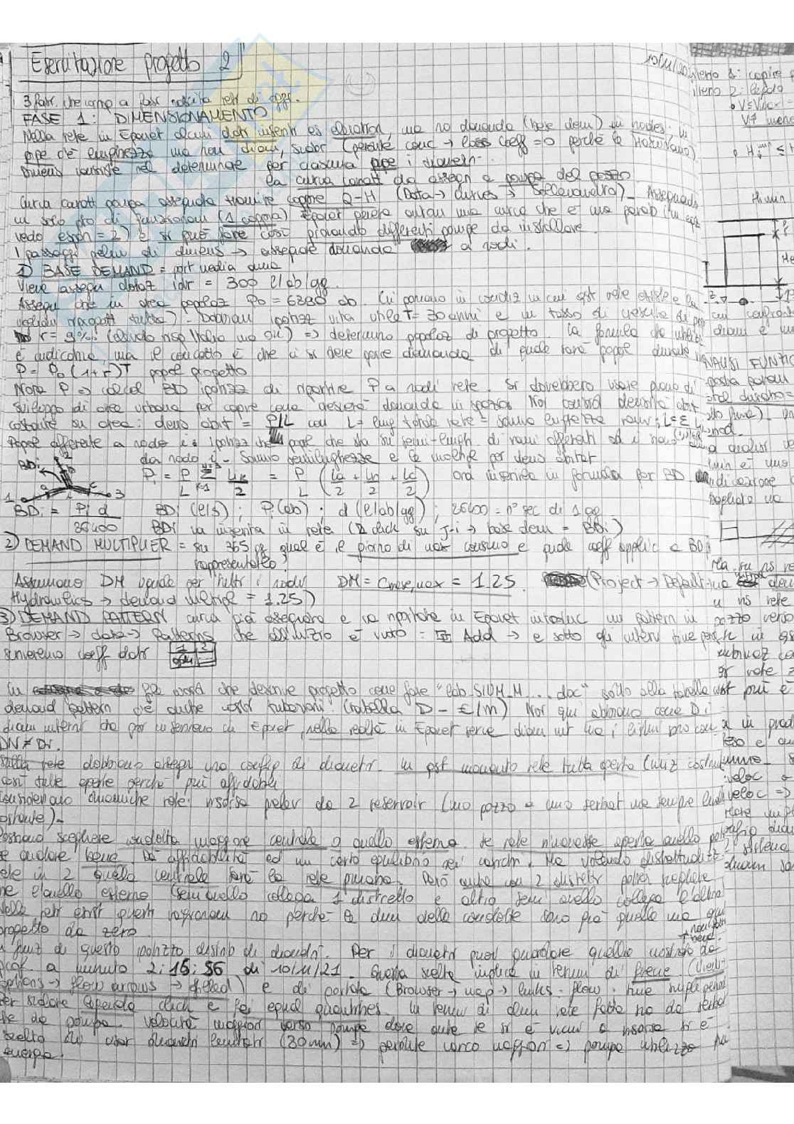  Appunti di Sistemi idraulici urbani - parte 2/2 - Modulo acquedotti Pag. 6