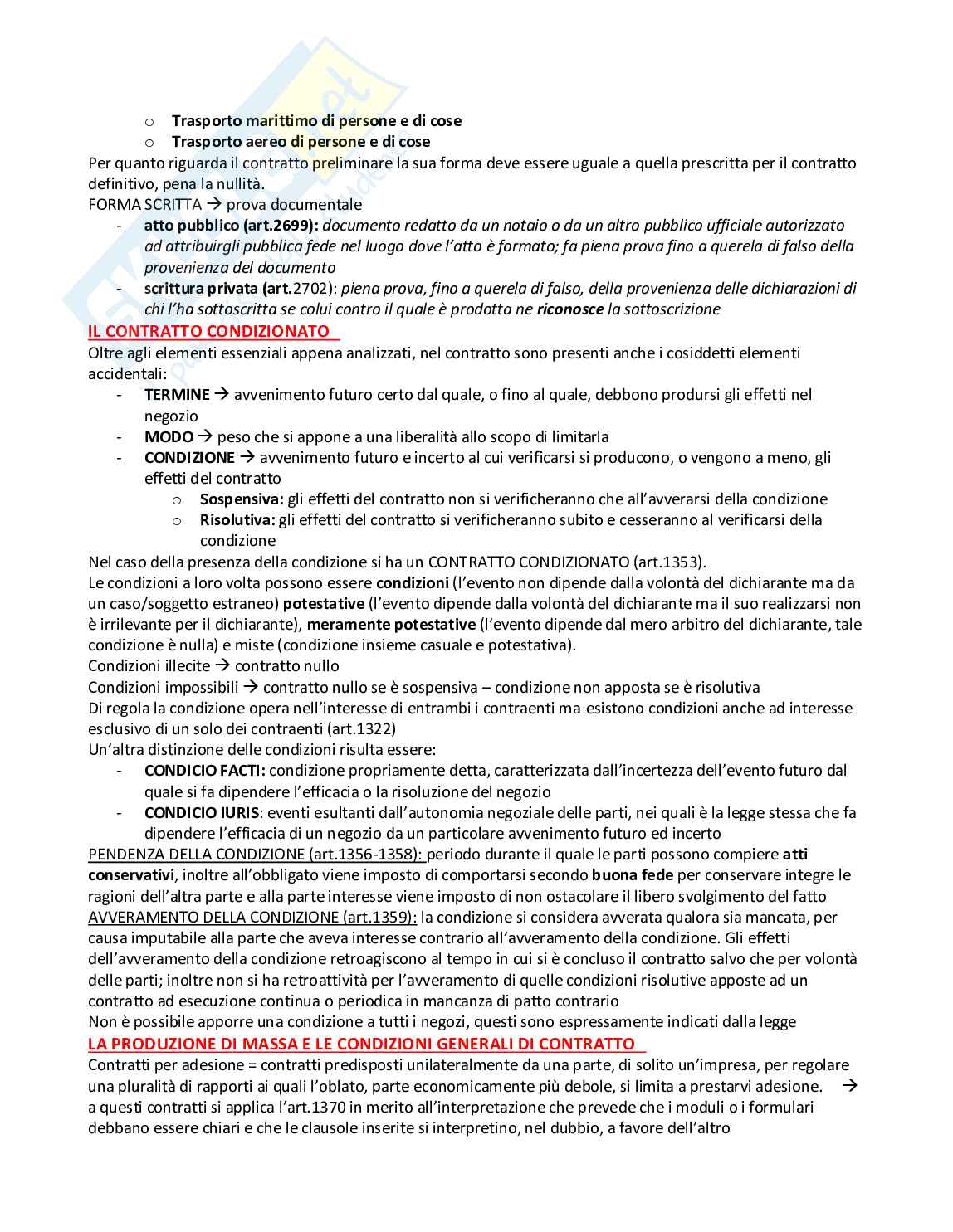 Riassunto esame diritto privato, prof Pongelli, libro consigliato Manuale di diritto privato, Franceschelli Pag. 81