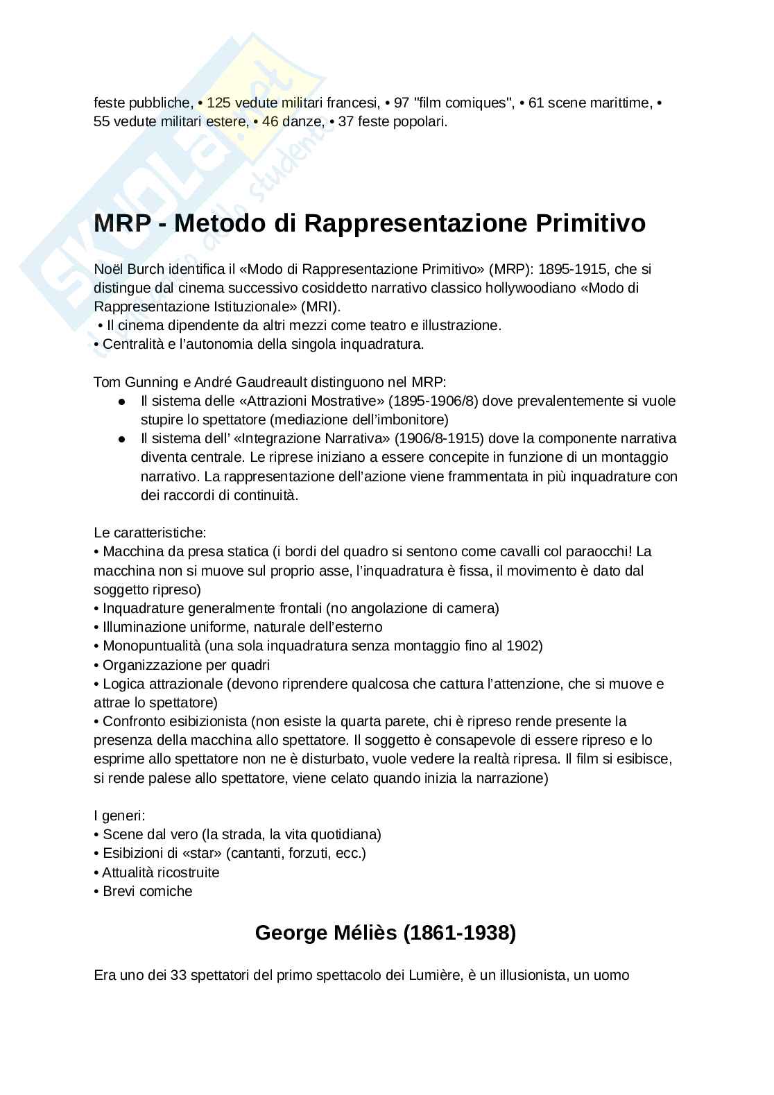 Appunti di Istituzioni di sotria del cinema Pag. 21