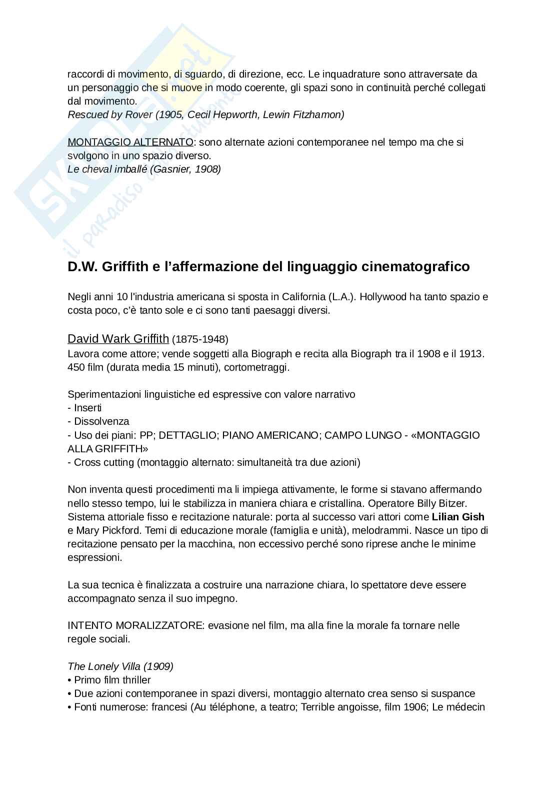 Appunti di Istituzioni di sotria del cinema Pag. 26