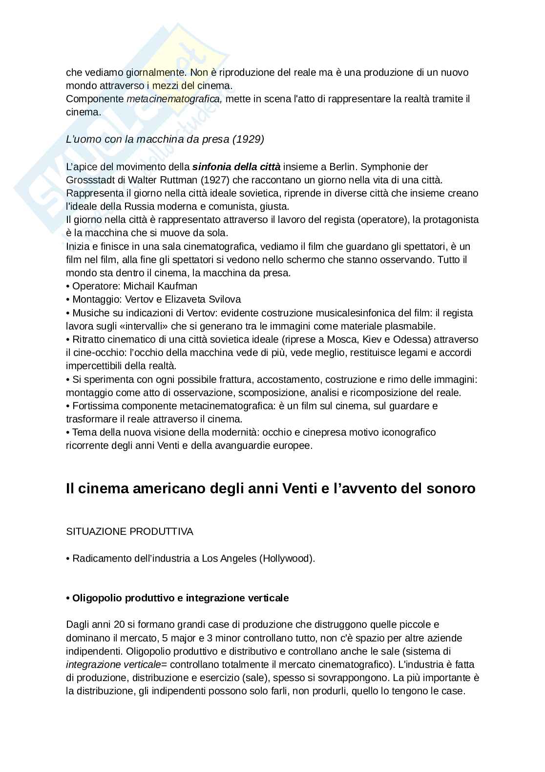 Appunti di Istituzioni di sotria del cinema Pag. 51