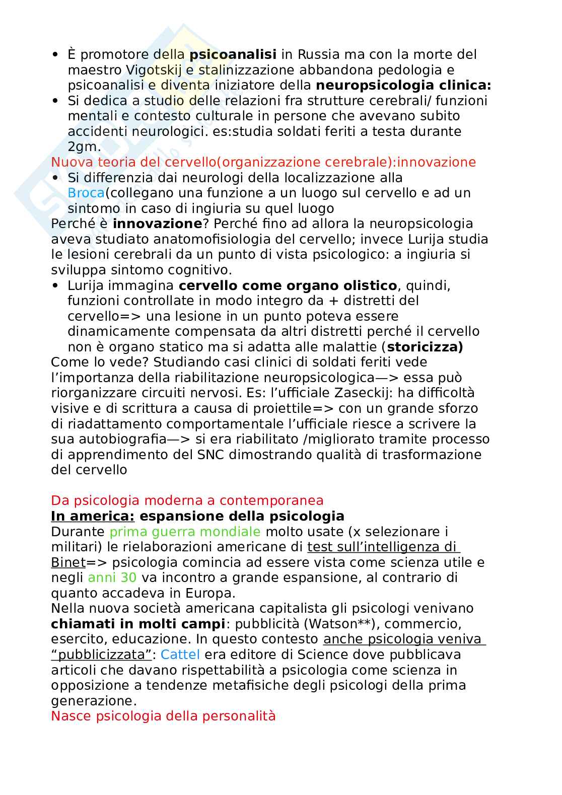 Esame storia della psicologia Pag. 26
