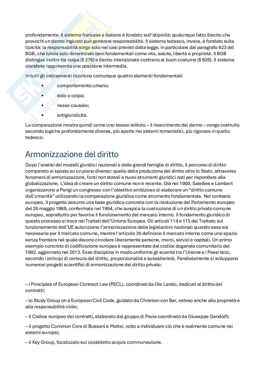 Diritto privato comparato  Pag. 16