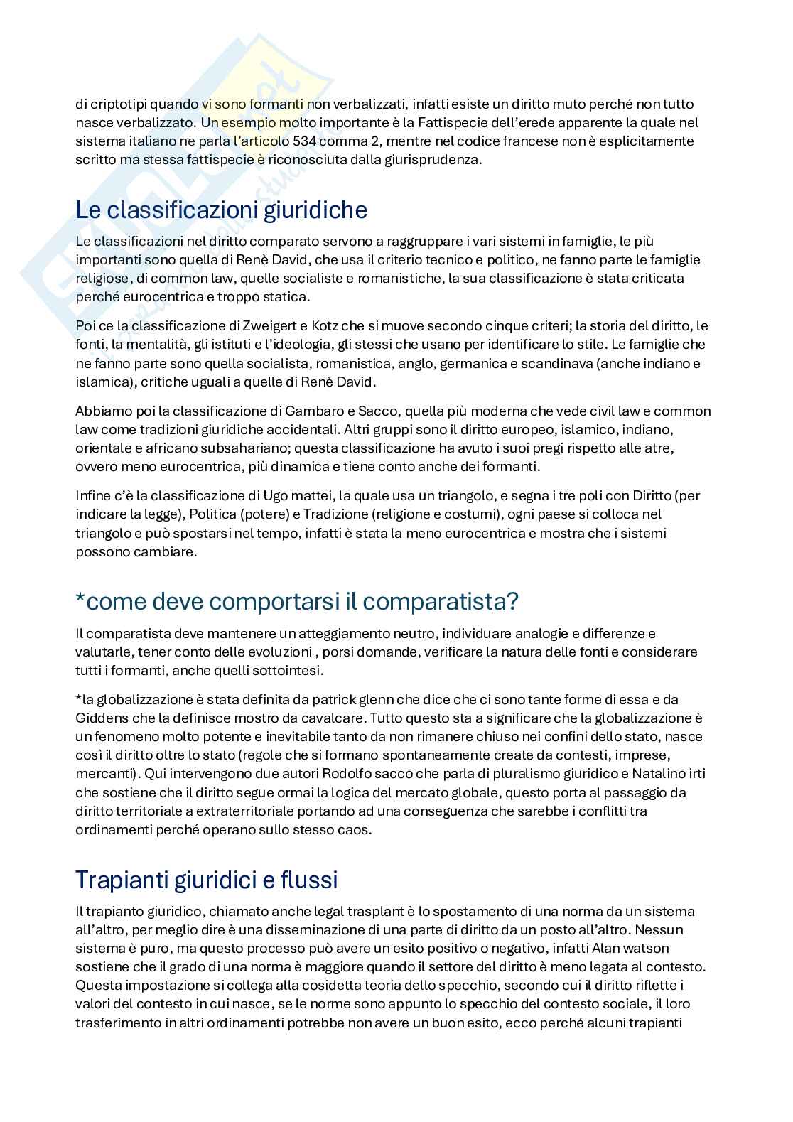 Diritto privato comparato  Pag. 2