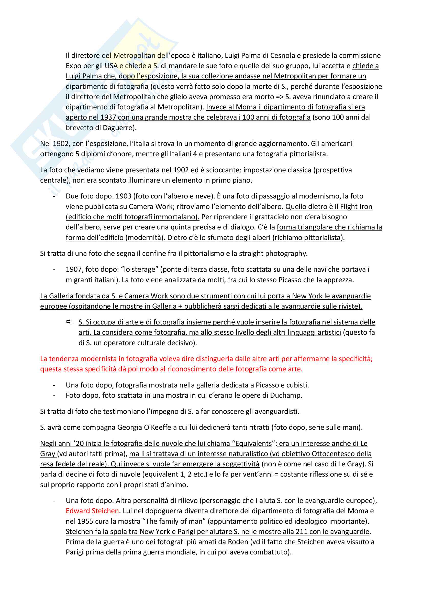 Appunti storia della fotografia (9 cfu) Pag. 26