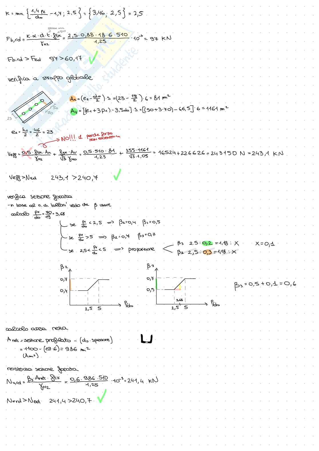 Prove d'esame Tecnica delle costruzioni - parte 2 Pag. 26