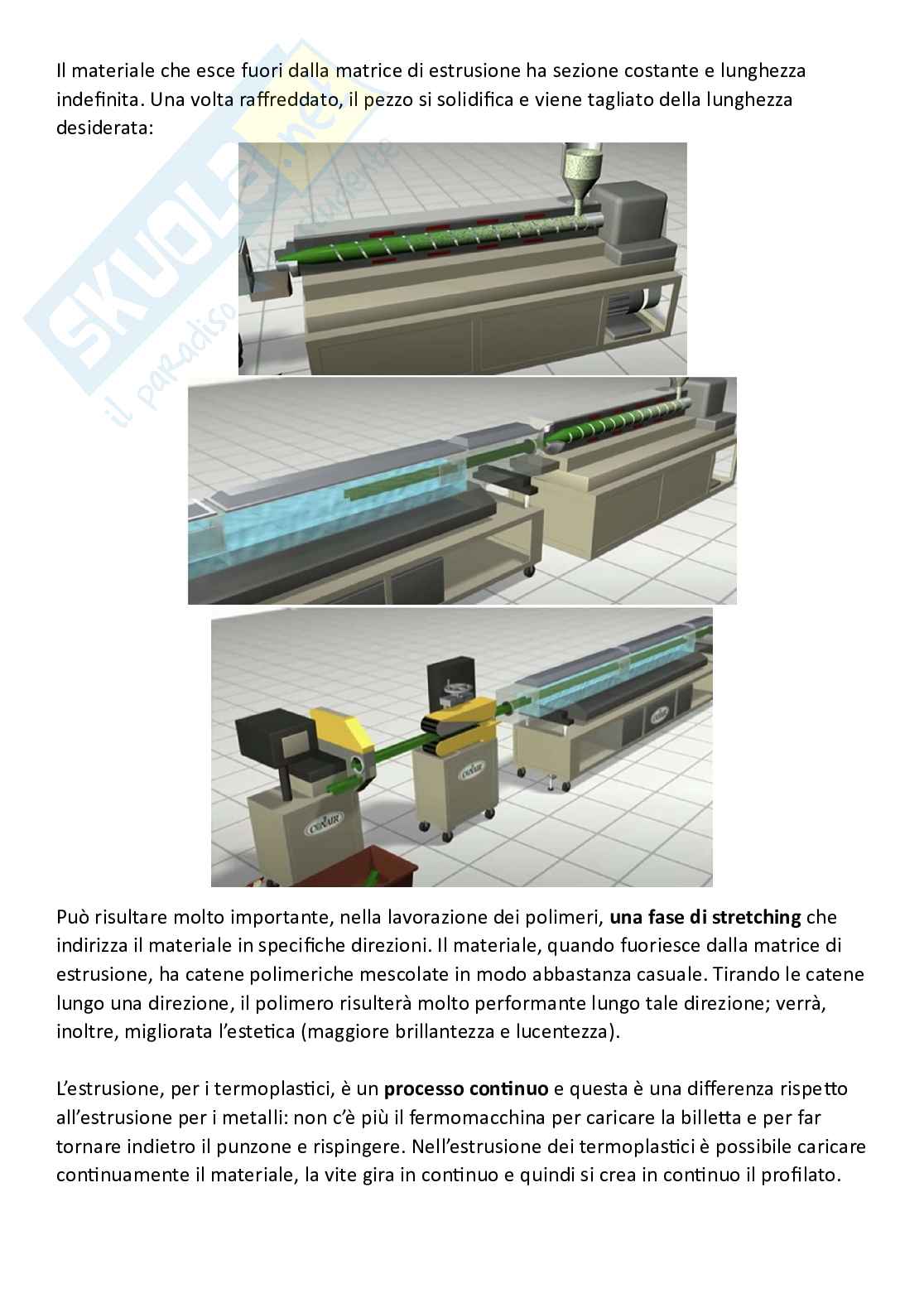 Tecnologie industriali, parte 12 - Polimeri e lavorazione dei polimeri Pag. 21