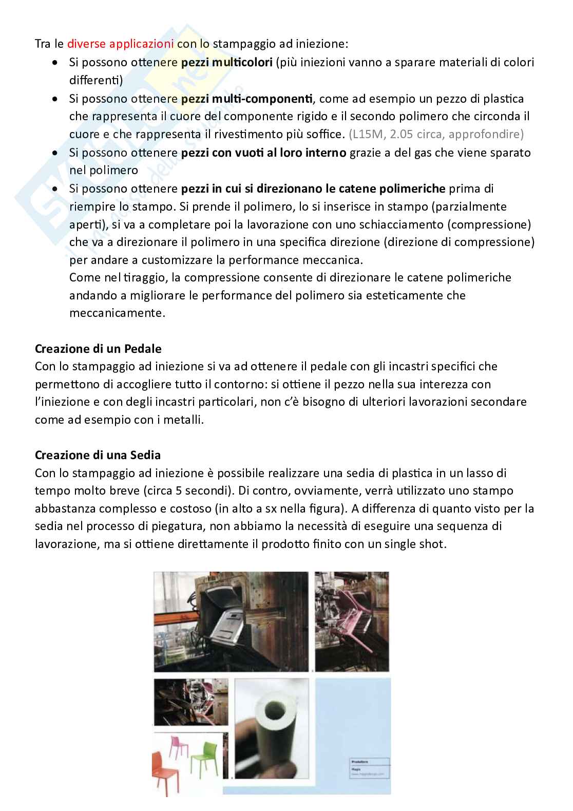 Tecnologie industriali, parte 12 - Polimeri e lavorazione dei polimeri Pag. 31