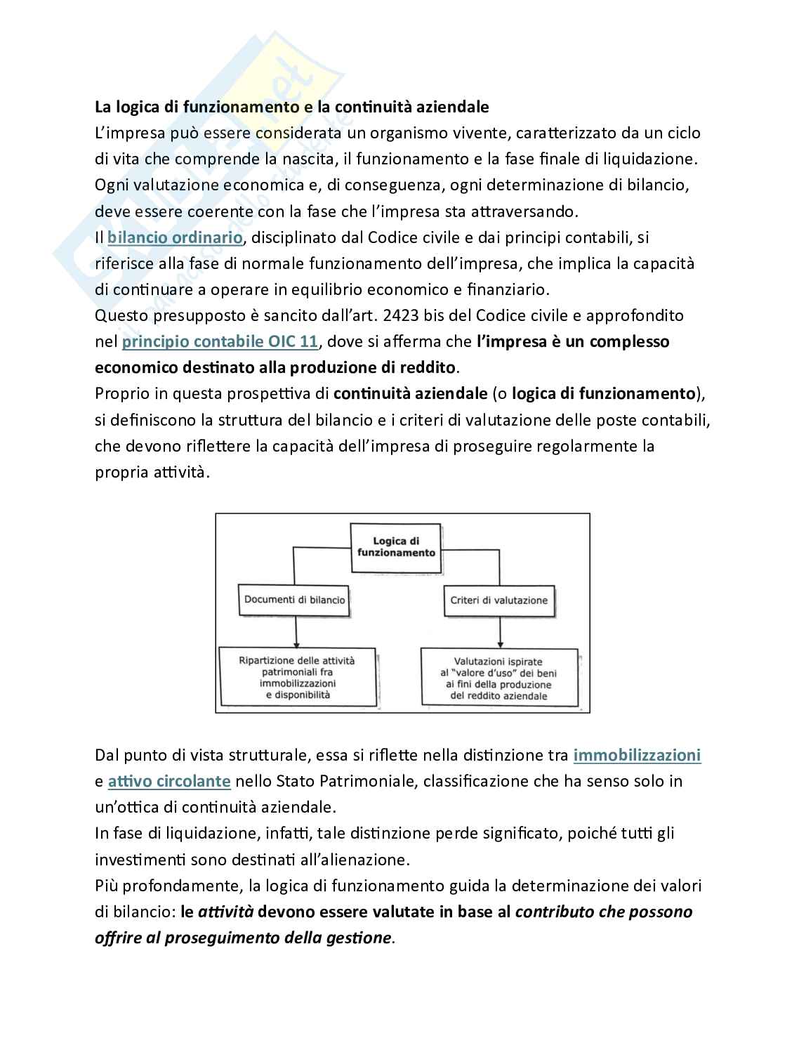 Bilancio e analisi economico-finanziaria - Teoria, parte 1 - Le norme e i principi che regolano il bilancio Pag. 31